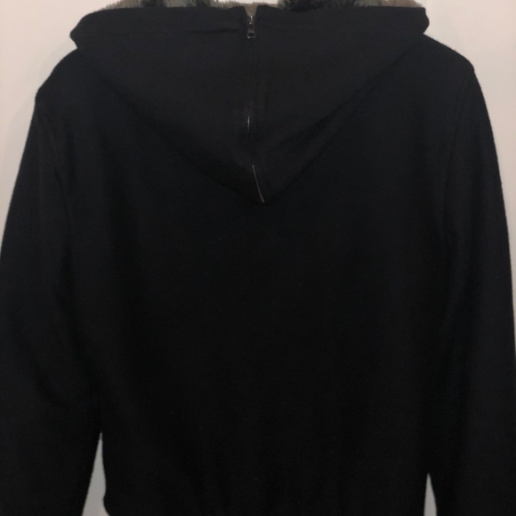 Armani Exchange black fur lined Men’s Jacket - Picture 4 of 5